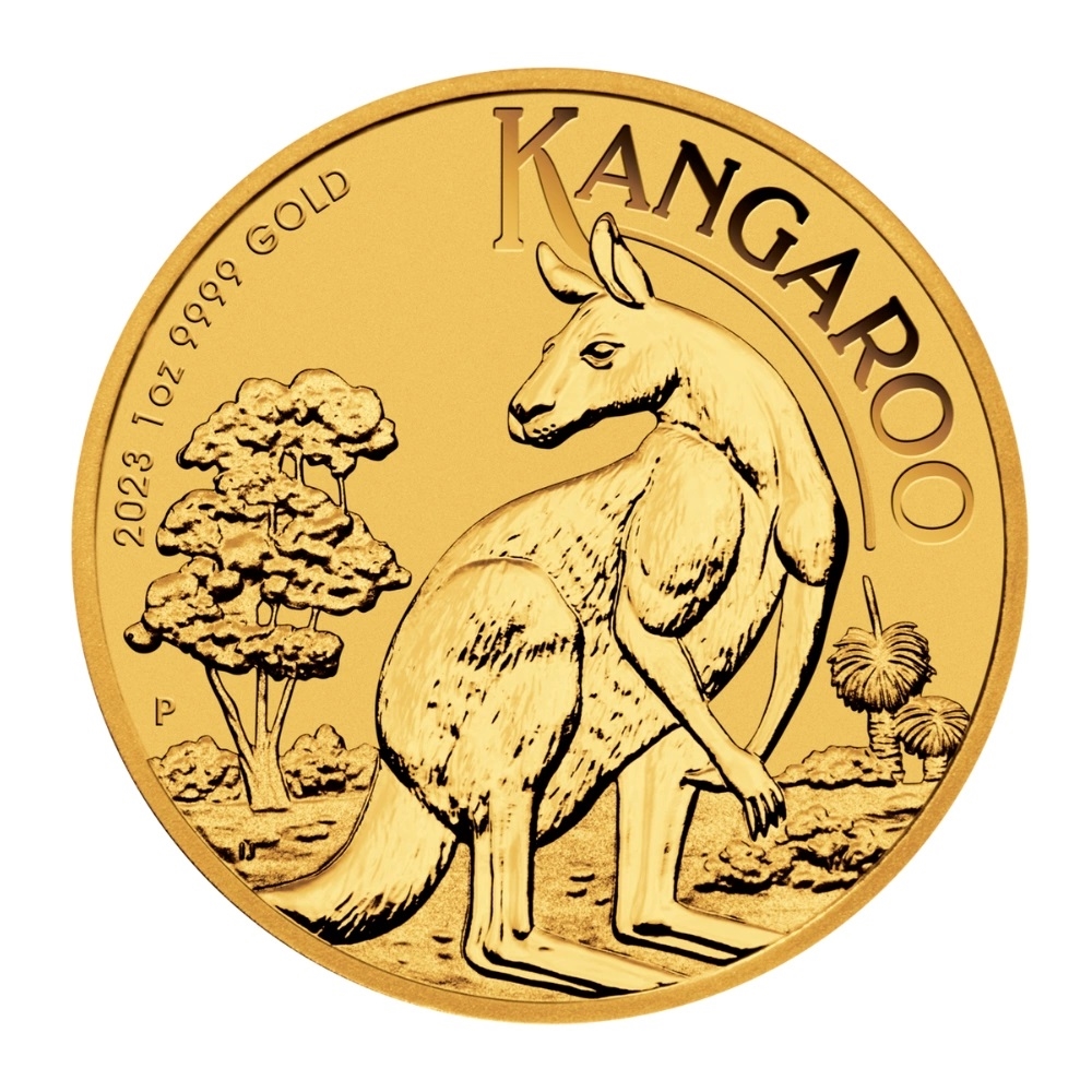 1990-至今普制袋鼠金幣（Australia Gold Nugget ＆ KangarooBU）上圖案